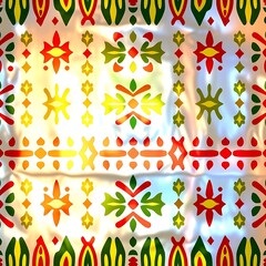 Vibrant Ethnic Textile Design 