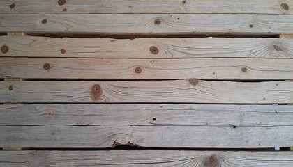 Naklejka premium Weathered driftwood planks for rustic background and design