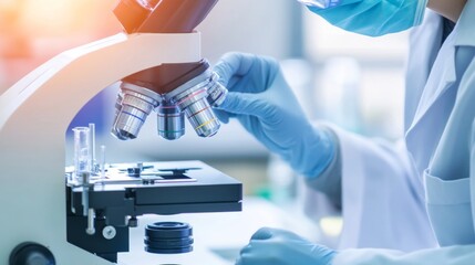 Researcher meticulously performing safety testing procedures in a laboratory setting, emphasizing precision and dedication to scientific advancement and risk mitigation.