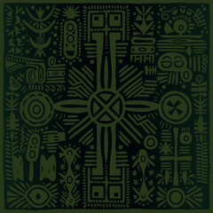 Fototapeta premium Seamless Pattern, Pattern Design, Vector