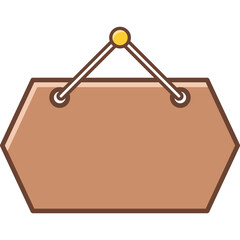 Sign Board Shop Illustration