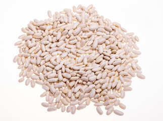 raw white pearl kidney beans