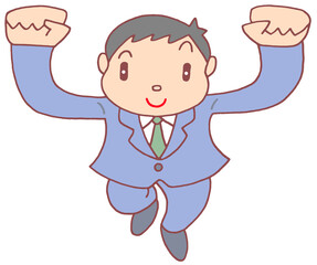 ビジネスのイラスト - ビジネスマン・会社員・サラリーマン・ビジネスパーソン