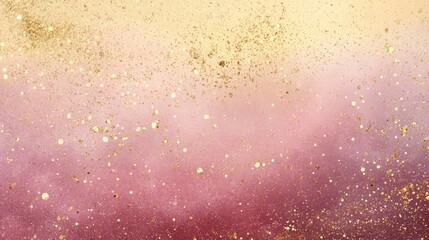 Obraz premium Glitter Sparkle Background, Gold and Pink Texture, Festive Shimmer Backdrop, Sparkly Glamour Overlay