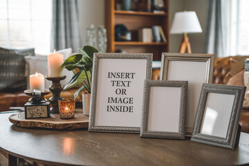 clipboard mock up flat desk top view office table
