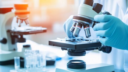 Researcher meticulously performing safety testing procedures in a laboratory setting, emphasizing precision and dedication to scientific advancement and risk mitigation.