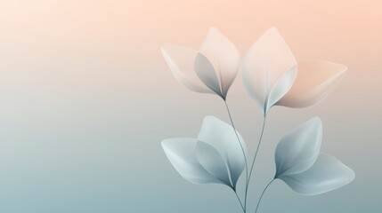 Obraz premium A close up of a flower with a blue background