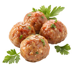 Meatballs Isolated on Transparent Background PNG and PSD  
