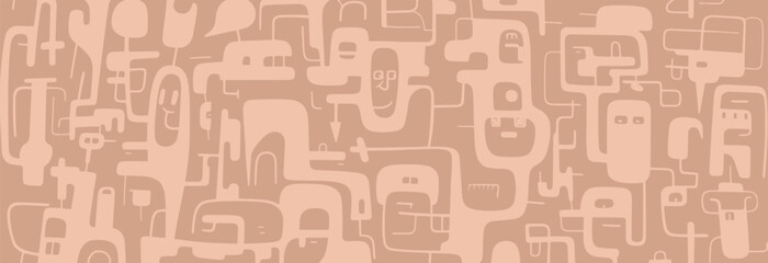 Obraz premium Seamless Pattern, Pattern Design, Vector