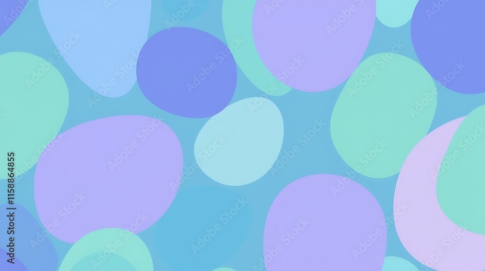 Poster abstract blue and purple pattern: a serene and minimalist background pattern featuring soft, pastel 