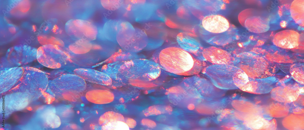 Wall mural cinematic pattern of soft bokeh lights creating an enchanting visual texture