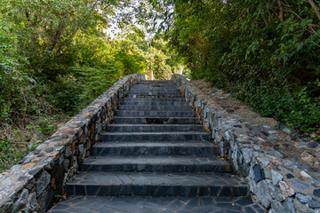 Stairs to Pattaya Observation Deck