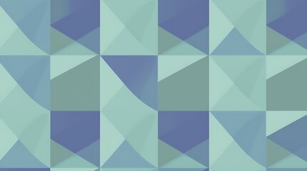 Fototapeta premium Abstract Geometric Teal and Blue Pattern 