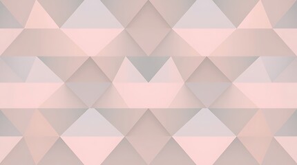 Geometric Rose Quartz and Silver: Abstract seamless pattern of soft rose quartz and silver triangles. Elegant, modern, and sophisticated texture. Ideal for background, wallpaper, or design projects. 