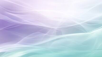Fototapeta premium Dreamy pastel gradient background, ethereal light waves, soft abstract design, tranquil color blend, serene flow