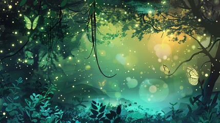 Fototapeta premium Backdrop fairy texture overlay fantasy background