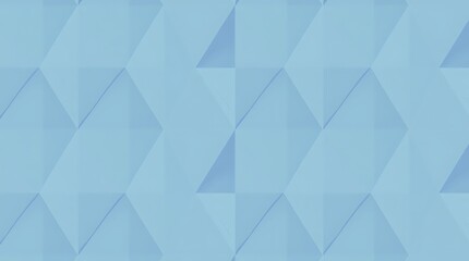 Fototapeta premium Serene Light Blue Geometric Pattern 