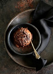 Dark Chocolate Panna Cotta