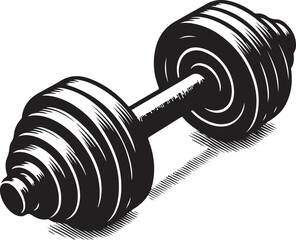 Powerful Dumbbell Vector Illustrations for Fitness and Workout Designs