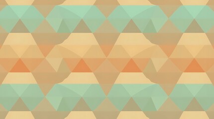 Geometric Abstract Pattern: This seamless pattern is a mesmerizing display of abstract geometric shapes in soft, earthy tones.
