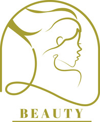 Feminine Beauty salon minimal logo