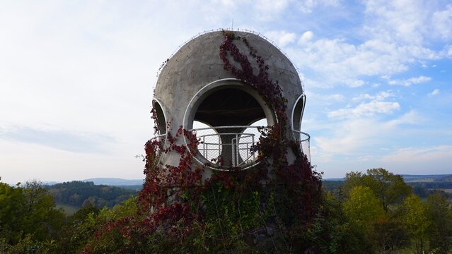 UFO like watchtower