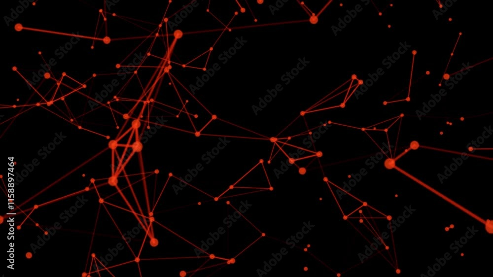 Poster technology background. abstract background. lines and triangles. glowing plexus. geometric backgroun