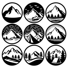 mountain icons