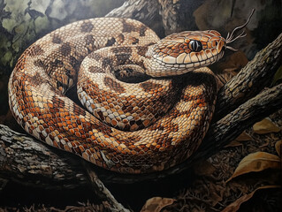 Obraz premium close up of a snake