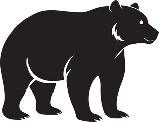 vector bear silhouette