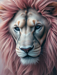 portrait of a lion