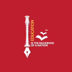 International Day of Education creative banner poster social media cover profile post design idea concept. International Education Day, Happy Teacher's Day