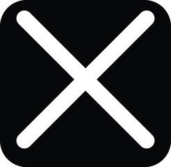 Obraz premium cross sign vector file svg