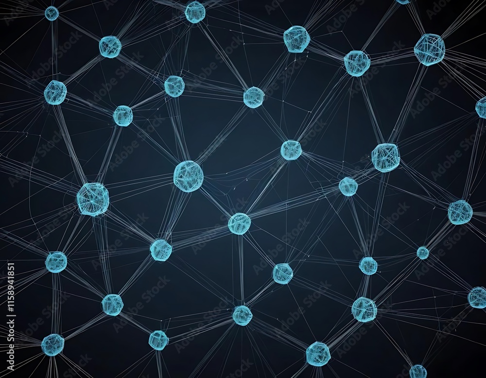 Poster abstract network nodes interconnected complex system
