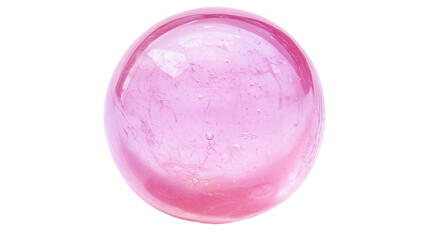 Pink bubblegum bubble, isolated on white, perfect for graphic design, website, and advertising projects.