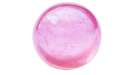 Pink bubblegum bubble, isolated on white, perfect for graphic design, website, and advertising projects.