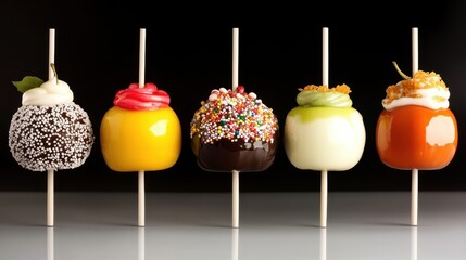 Candy Apples on Sticks