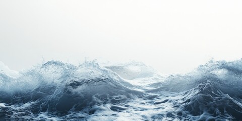 Stunning water displayed on a pristine white background, creating a captivating visual that highlights the essence of beautiful water in a minimalist setting. Perfect for showcasing beautiful water.