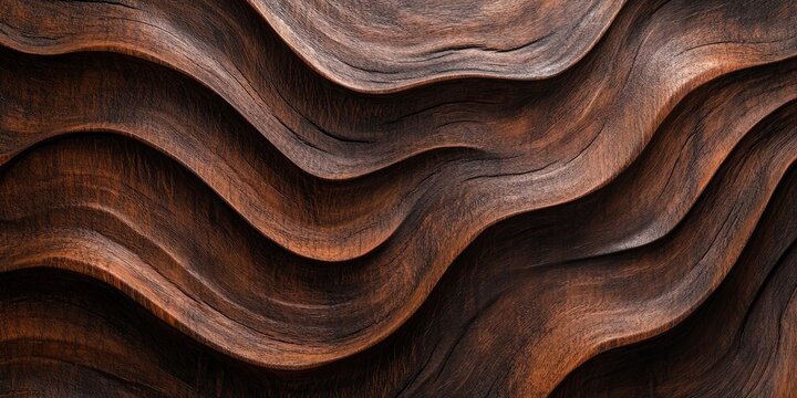 Abstract brown wood texture featuring a shera wall design, showcasing unique patterns and tones. This abstract brown wood aesthetic adds depth and warmth to any creative project.