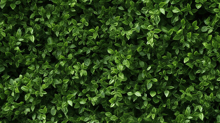 Obraz premium background and texture of the wall of natural green small leaves. eco wallpaper