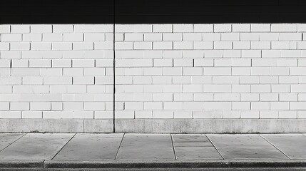 Fototapeta premium Minimalistic scene of a person gazing straight at a blank wall, emphasizing simplicity, solitude, and introspection. The plain background highlights the stark and contemplative mood, ideal for themes 