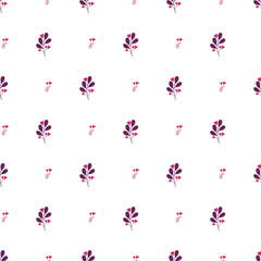 Lovely pattern design with flowers and hearts.