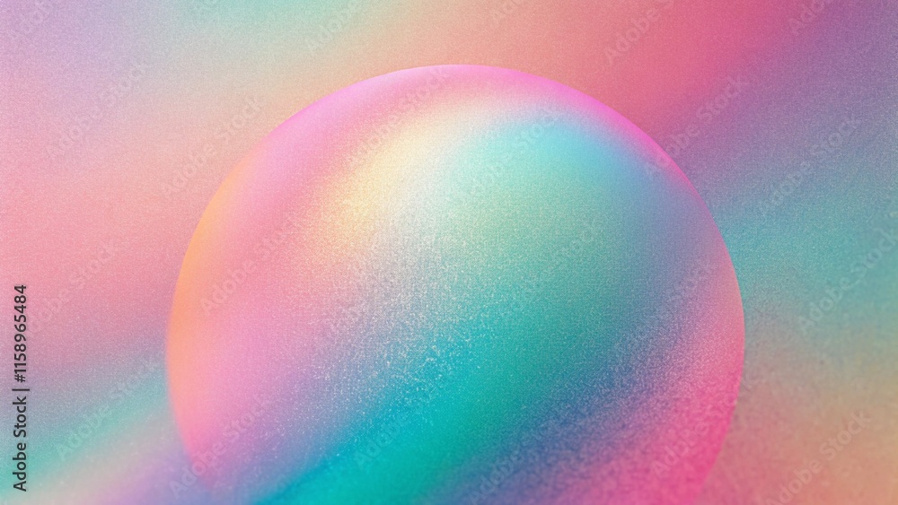 Poster abstract pink pastel holographic blurred grainy gradient background texture. colorful digital grain 