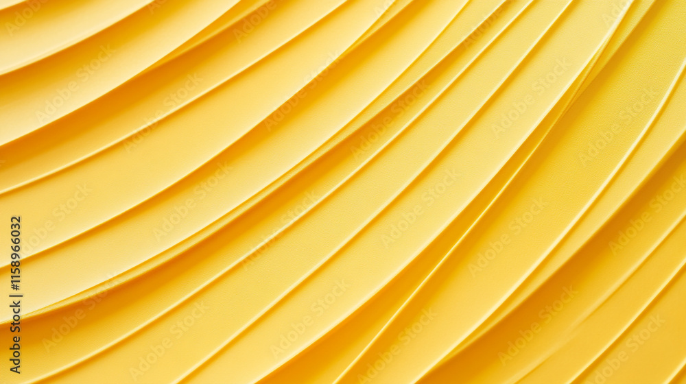 Poster textured yellow layers creating a warm and vibrant background for creative projects or design elemen