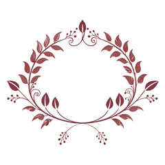 Elegant and Ornate Ornamental Floral Wreath Divider Editable Vector   Design - Perfect for Vintage Themes, Wedding Invitations, and Decorative Projects