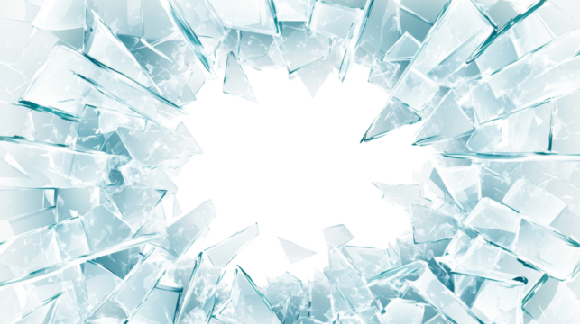 Dramatic Shattered Glass Effect