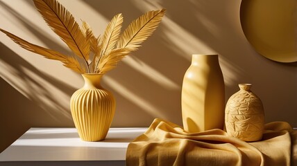 Decoration and Glass Vase for Presentation Product, using generative ai