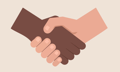Business people hand shake for business deal, partnership of bonding in business, Shaking hands icon in dealing business of organization partnership.