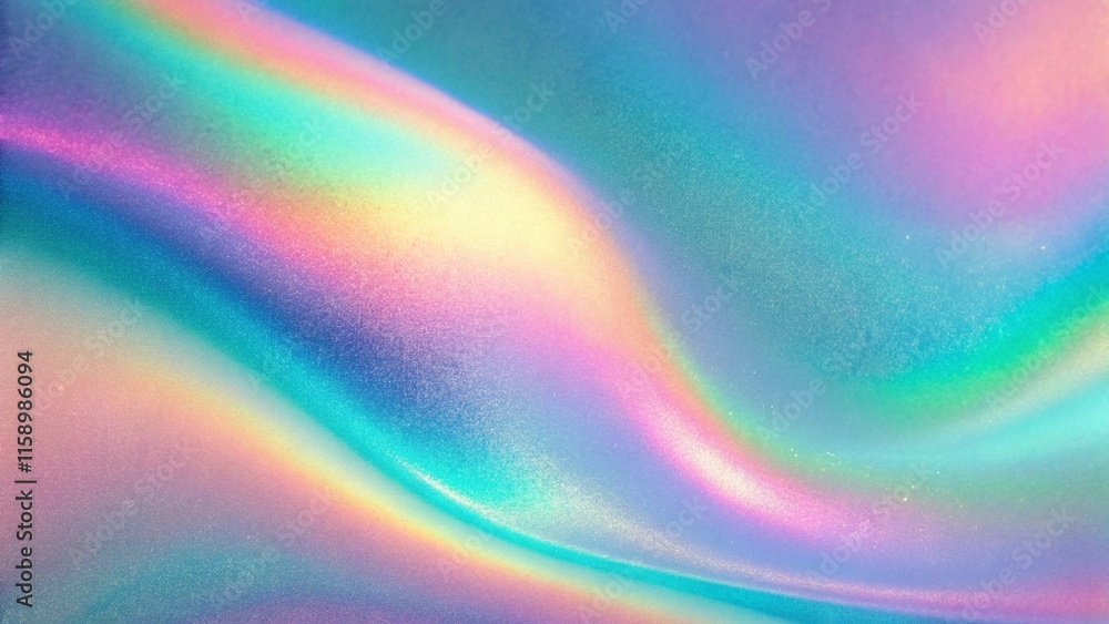 Poster abstract pastel holographic blurred grainy gradient background texture. colorful digital grain soft 
