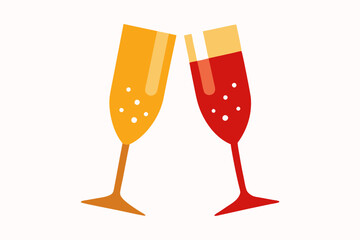 Sophisticated Glassware – Gold and Silver Champagne Glass Designs